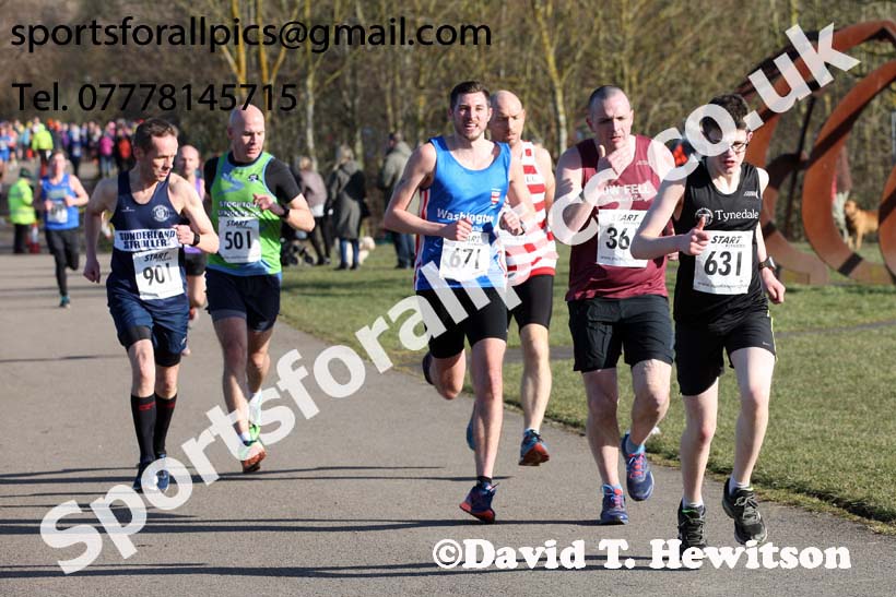 Senior mens 2018 Royal Signals NECAA Road Relays, Hetton. Photo: David T. Hewitson/Sports for All Pics